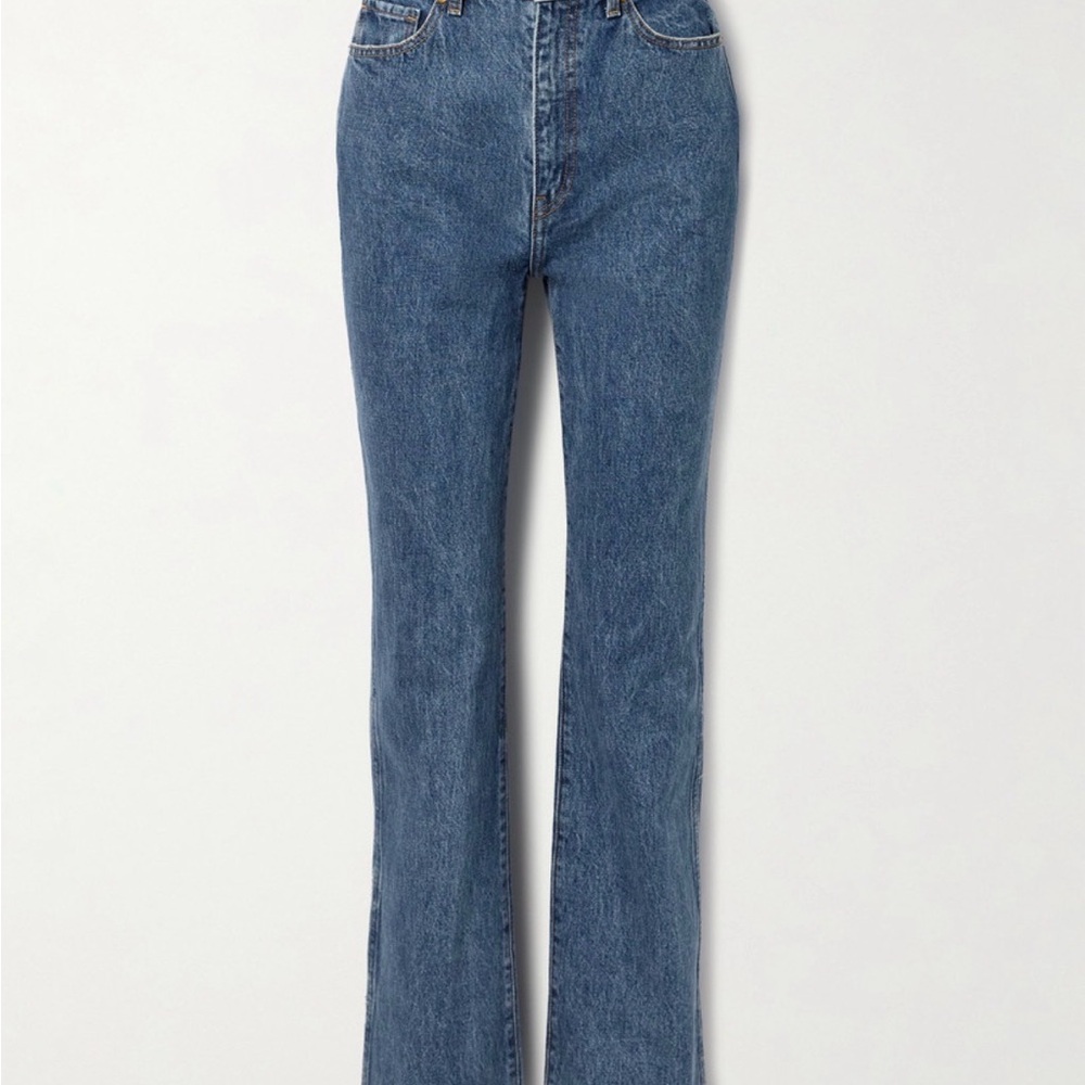 KHAITE Blue Straight Leg Women's Jeans